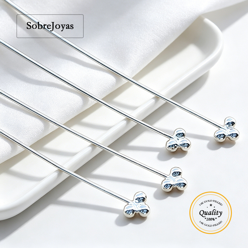 Jewelry Making Head Pins - 3 Szpilki z główką w kształcie