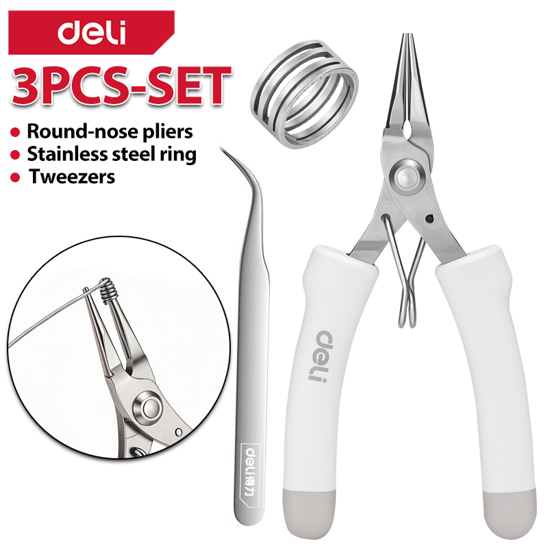 Jewelry Making Round Nose Pliers - Szczypce okrągłonosne ze stali nierdzewnej 4