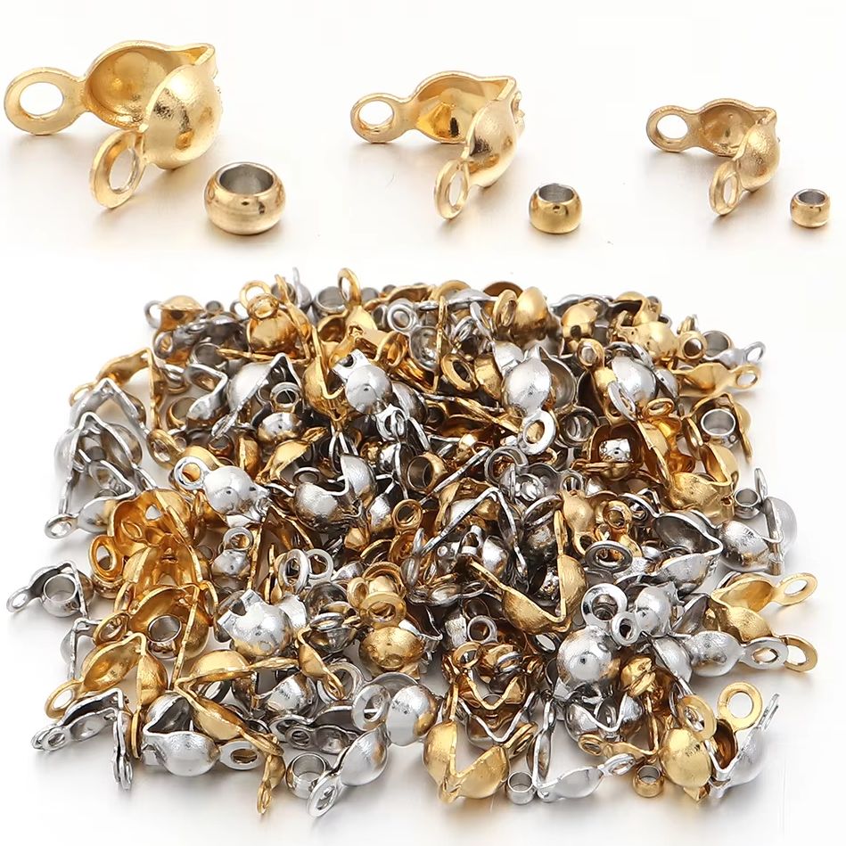 Jewelry Making School - 40-200 szt. Złączki ze stali nierdzewnej,