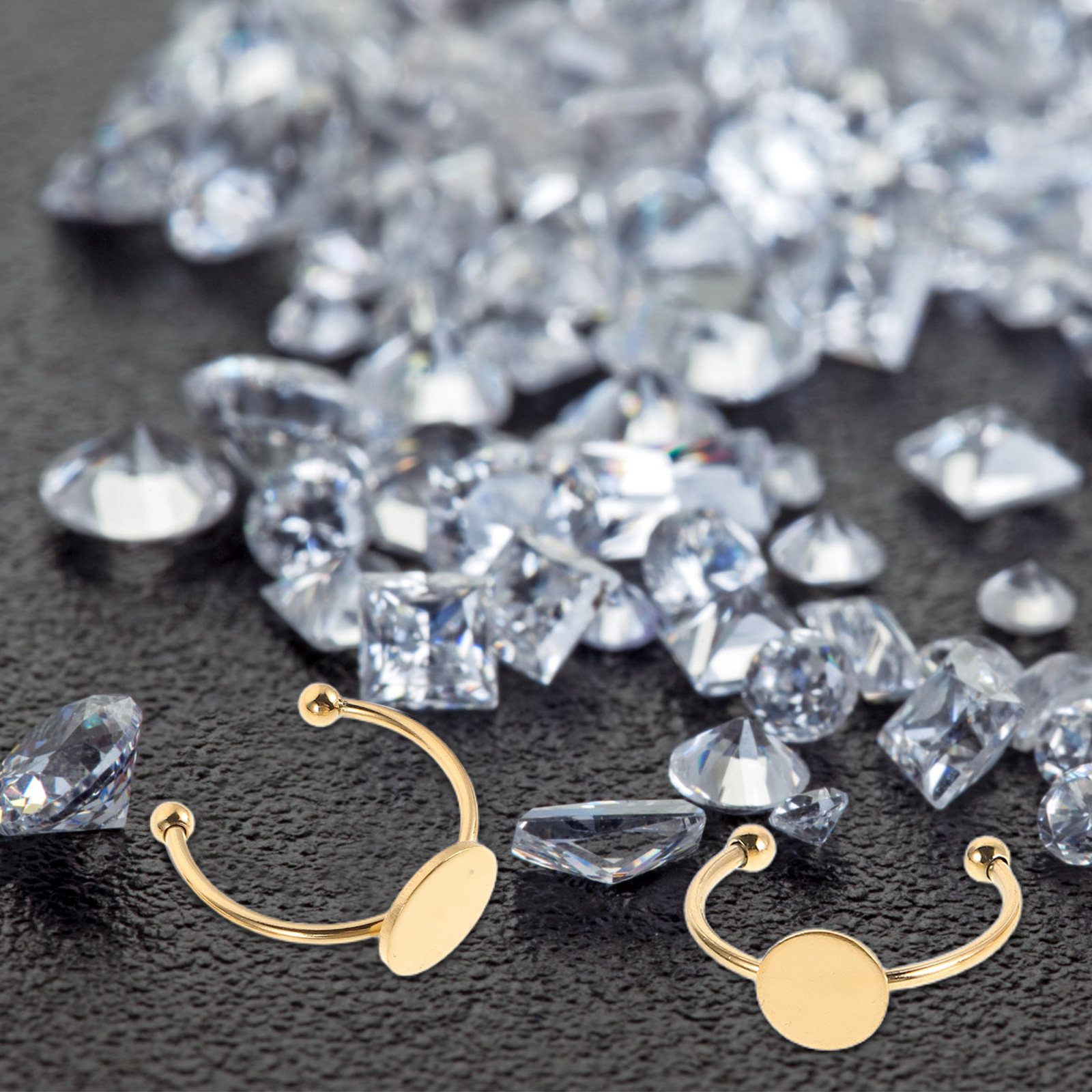 30 sztuk regulowanych, pustych – Jewelry Making Gemstones recenzja i cena