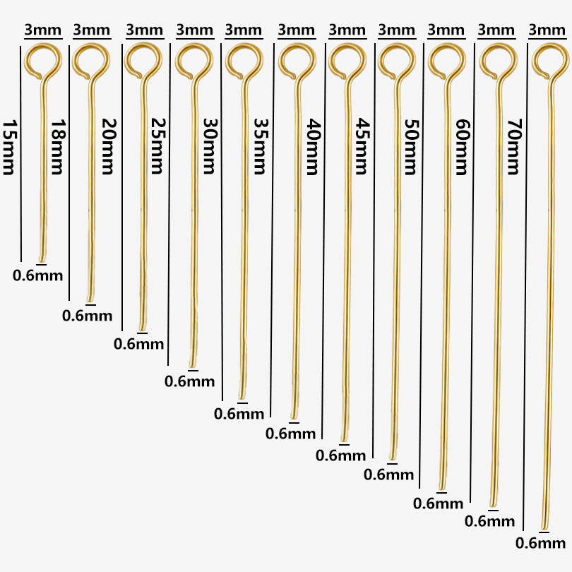 50 szt./zestaw Otwarte szpilki – Jewelry Making Head Pins recenzja i cena