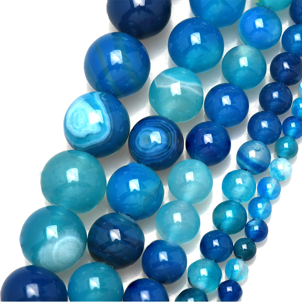 Kamień naturalny w paski niebi – Jewelry Making Gemstones recenzja i cena