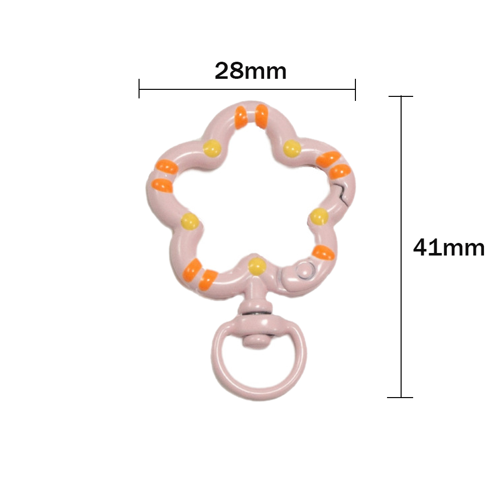 5szt Kwiat Metalowe zatrzaski  – Jewelry Making School recenzja i cena