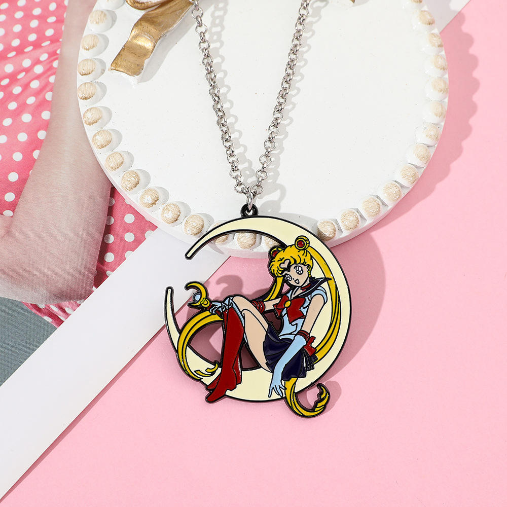 Słodki Anime Metalowy Naszyjni – Jewelry Making Necklaces recenzja i cena
