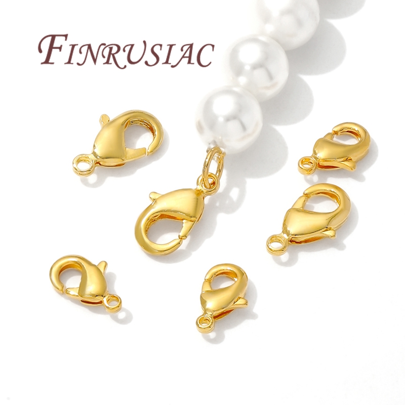 10mm 12mm 18K pozłacane zatrza – Jewelry Making School recenzja i cena