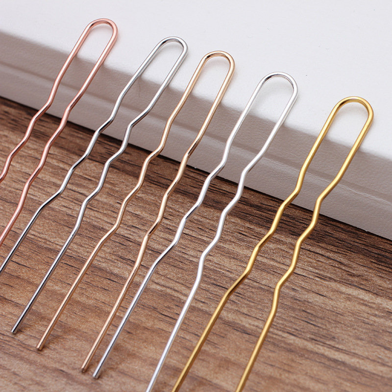 50 szt. Proste metalowe wsuwki – Jewelry Making Workshops recenzja i cena
