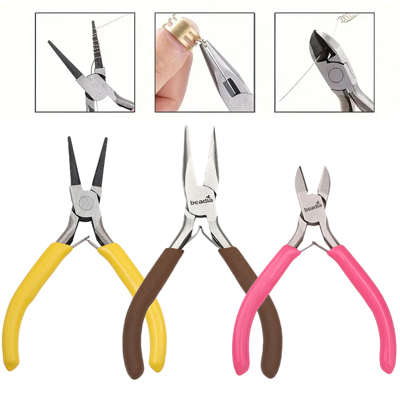 Zestaw 3 szczypiec do wyrobu b – Jewelry Making Round Nose Pliers recenzja i cena
