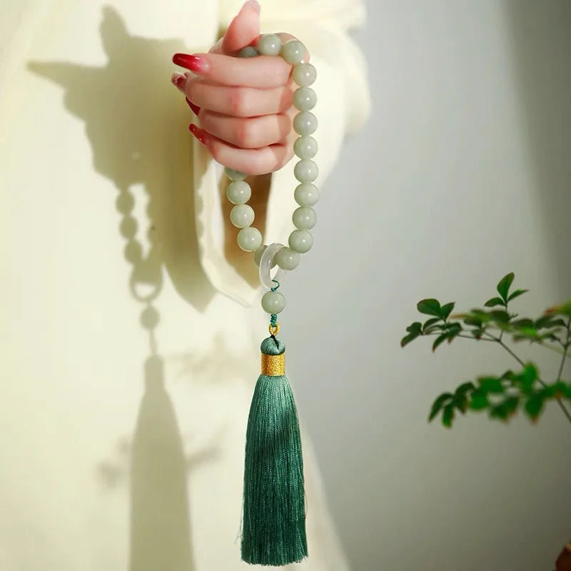 Zielonego jadeitu kamień 12mm  – Jewelry Making Necklaces recenzja i cena
