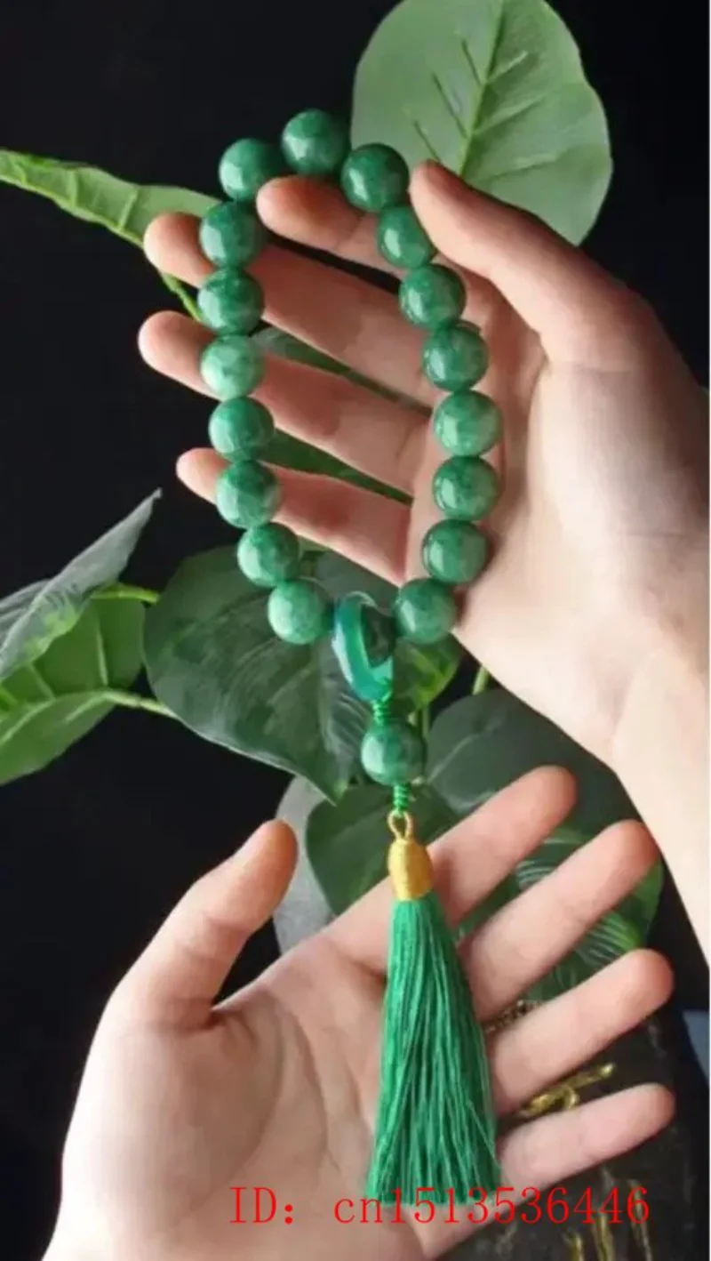 Zielonego jadeitu kamień 12mm  – Jewelry Making Necklaces recenzja i cena