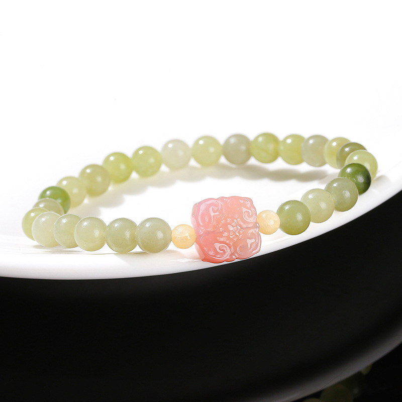 Naturalny jadeitowy kwiat bran – Jewelry Making Gemstones recenzja i cena